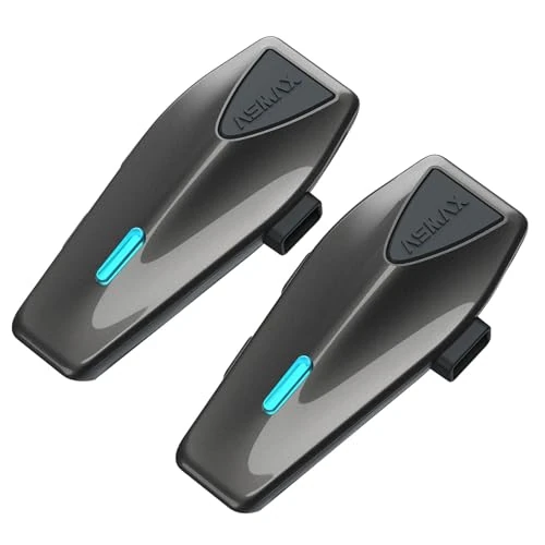 Offerta a tempo: ASMAX S1 Interfono Moto, Comunicazione Bluetooth con Controllo Vocale — 24% da 199,99 € a 151,99 €