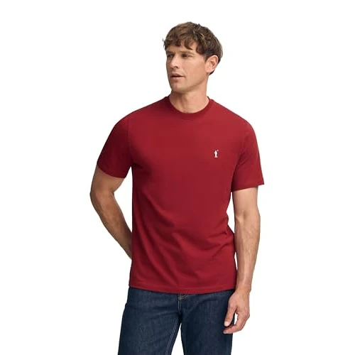 Oferta limitada: Polo Club Camiseta básica Granate de algodón con Logo Rigby Go para Hombre de 24.90 € a 22.90 € (ahorro 8%)