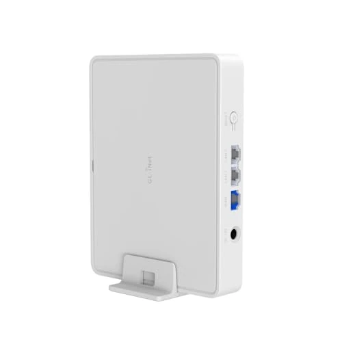 GL.iNet GL-B3000 (Marmor) Wi-Fi 6 Home Router voor wandmontage, AX3000 dual-band, OpenVPN en WireGuard ondersteuning, ouderbediening, OpenWrt, 3 Gigabit Ethernet-poorten