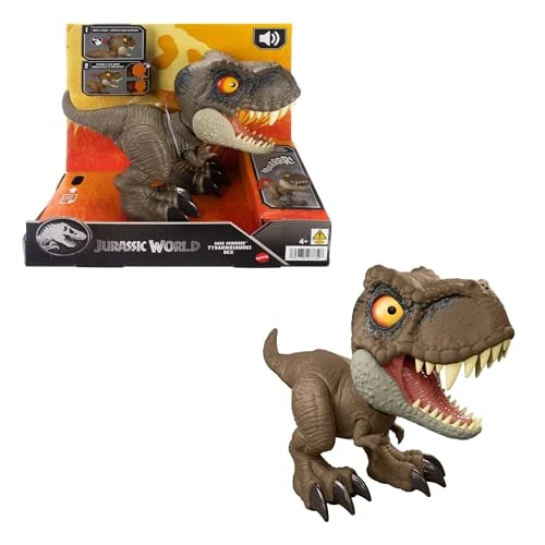 Tijdelijke aanbieding: Mattel Jurassic World Roar Command T. rex dinosaurusfiguur van 26.20 € naar 26.20 € (0.00% korting)