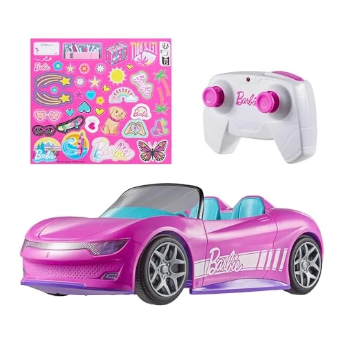 Offerta a tempo: Hot Wheels Barbie RC Veicolo cabrio rosa telecomandato - 0.00% da 49.06 € a 49.06 €