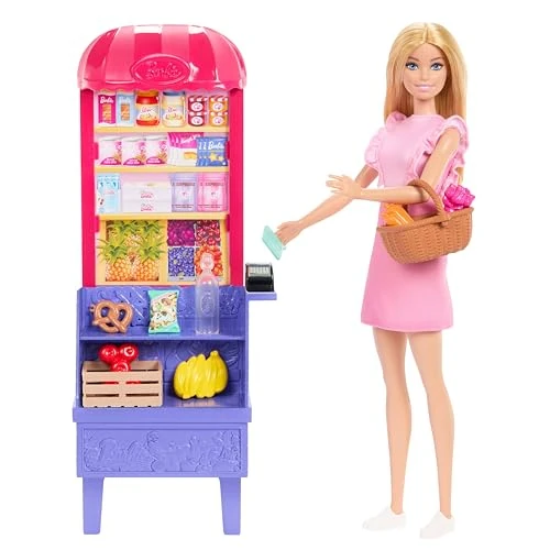 Limited-time offer: Barbie and Teresa Recipe for Friendship Fashion Doll & Playset, Malibu at the Market Theme with 11 Accessories Including Market Stand & Food, JCT05 from 24.99 GBP to 16.89 GBP (save 32%)