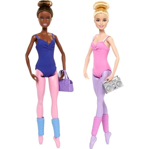 Offre limitée : Barbie Métiers Coffret Poupées Salle de Ballet de 36.99 € à 29.99 € (19% de remise)