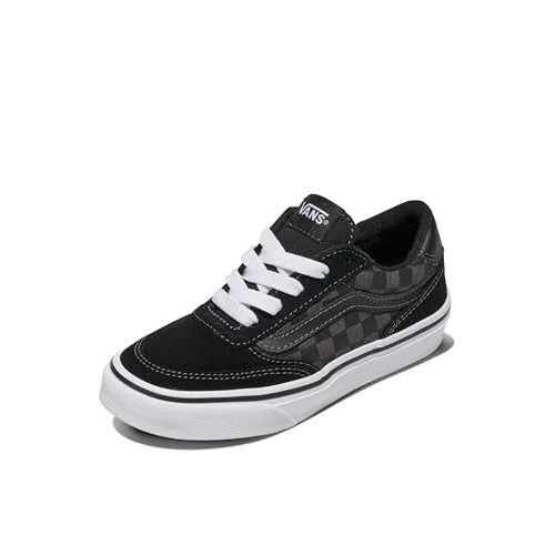 Offre limitée : Vans Mixte enfant Brooklyn Ls Basket, Checkerboard Black/Asphalt, 37 EU de 49.99 € à 49.99 € (0.00% de remise)