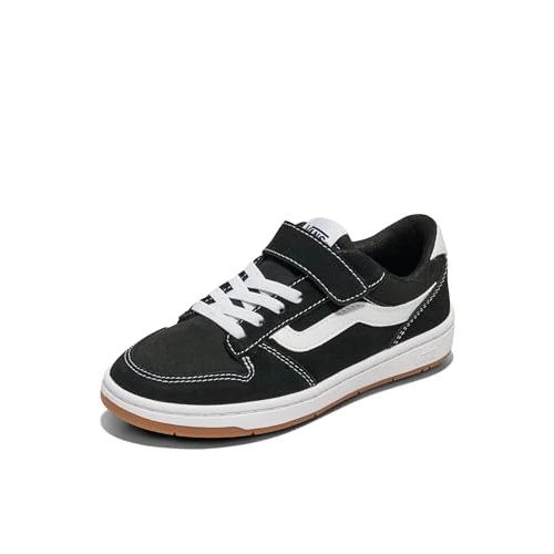 Vans Unisex Kinder Ryland Ls V Sneaker, Suede/Canvas Black/White, 22 EU