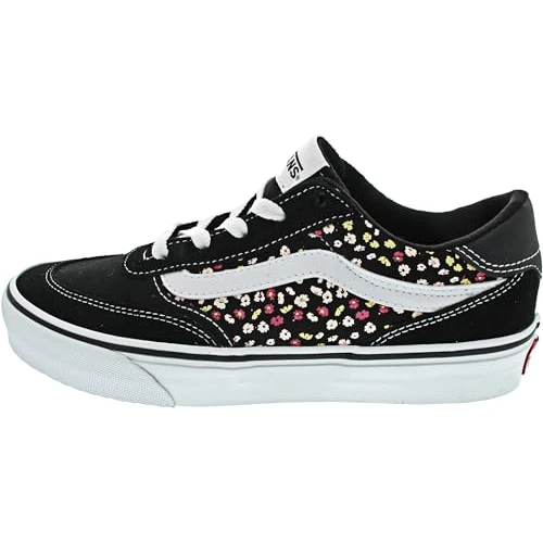 Vans Brooklyn, Scarpe da Ginnastica Donna, F2B - Suede/Canvas Black Floral, 41 EU