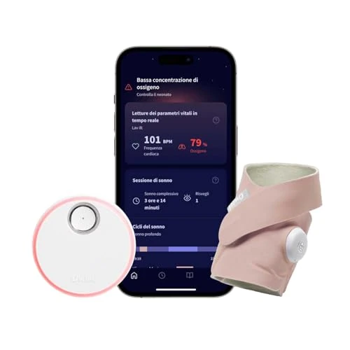 Limited-time offer: Owlet Dream Sock® - Smart Baby Monitor - Track Live Pulse (Heart) Rate, Oxygen in Infants | Dusty Rose from 299.00 £ to 199.99 £ (save 33%)