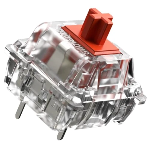 Offre limitee: Glorious Gaming - Fox Linear Switches (110) pour claviers mécaniques, switches Silencieux pour claviers Hot Swap et Jeu sur PC, RGB Max pour rétroéclairage, compatibles Cherry MX de 39.99 EUR a 29.99 EUR (economie 25%)