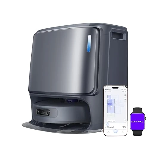 Begrenztes Angebot: Narwal Freo Z Ultra Saugroboter mit Wischfunktion, Doppel-KI-Ausweihen KI-adaptivem Heißwasserwaschen von Mopps und Trocknen, 12.000 Pa Saugkraft, Zero Tangling Bürste 2.0, Intelligente APP von 599.00 EUR auf 549.99 EUR (Rabatt 8%)