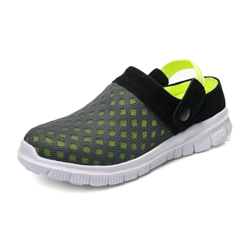 Oferta limitada: JOMIX Zuecos Mujer Verano con Correa Posterior Chanclas Mujer Verano de Malla Transpirable Estilo Casual SD2442, Verde, 38 EU de 19.46 € a 17.55 € (ahorro 10%)