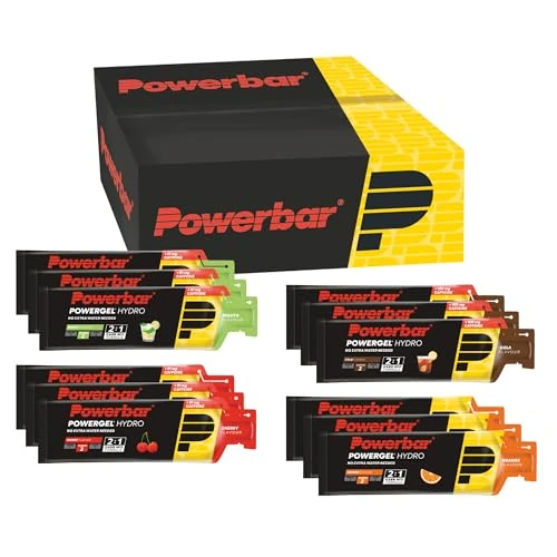Offerta a tempo: Powerbar - PowerGel Hydro - Multiflavourbox - 12x67ml - Gel energetico ad alto contenuto di carboidrati - Sodio - 26% da 26.99 € a 19.99 €