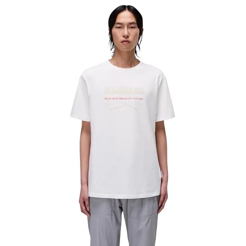 Tijdelijke aanbieding: NAPAPIJRI Man Sanem T-shirt met korte mouwen WIT GEFLUISTER XXL van 41.00 EUR naar 41.00 EUR (korting 0%)