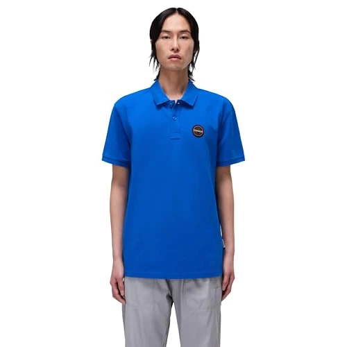 Napapijri Epy Short Sleeve Polo Shirt Blue