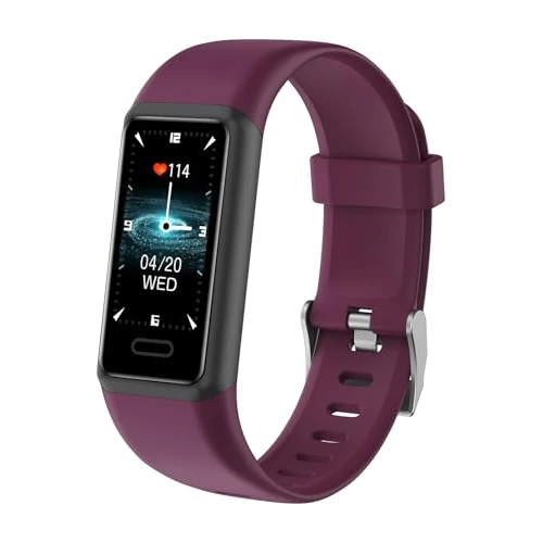 Cloudpoem Fitness Tracker with Heart Rate Tracker Sleep Tracking Step/Calories Counter,IP68 Waterproof Fitness Watch with Pedometer for Women Men,SMS/SNS/Call Notification for Android iOS Smartphones