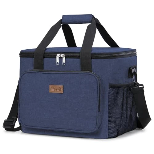 Offre limitée : Lifewit Sac Isotherme Repas 24L(40 Canette), Lunch Box Isothermes Femme et Homme, Glaciere Souple Trousse Isotherm pour Cuisine, Travail, Pique Nique, Plage, Bleu Foncé de 33.22 € à 31.44 € (5% de remise)