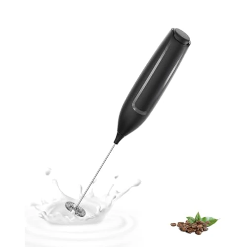 Offerta a tempo: Potente Montalatte Elettrico per Caffè - Mini Frullatore e Miscelatore per Latte, Cappuccino, Matcha - 28% da 9.99 € a 7.21 €