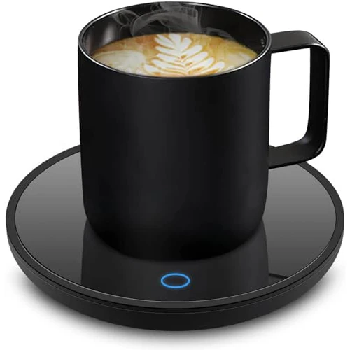 Azyh Smart Candle & Cup Warmer with Auto Shut Off - Safely Heats Coffee, Cocoa, Milk, Candle, Food - For Home, Office & Gift