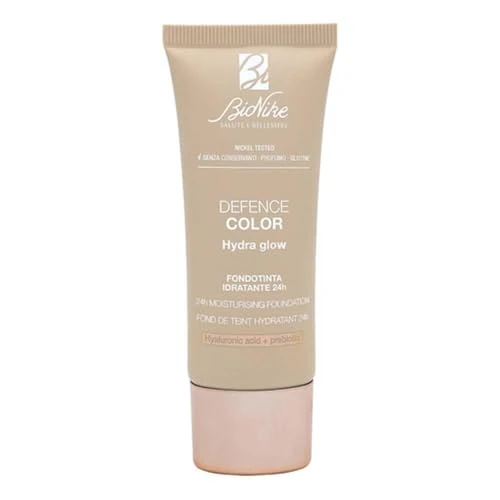 Tijdelijke aanbieding: BioNike Defence Color - Hydra Glow Fondotinta Idratante 24H SPF15 N. 106, 30ml van 21.70 EUR naar 17.38 EUR (korting 20%)