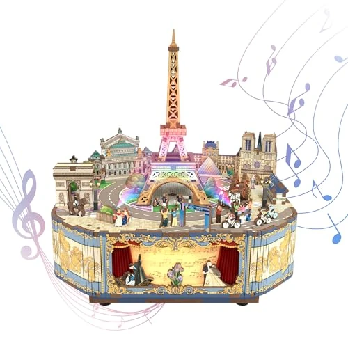 Romantic Paris - Booknook 3D Puzzle