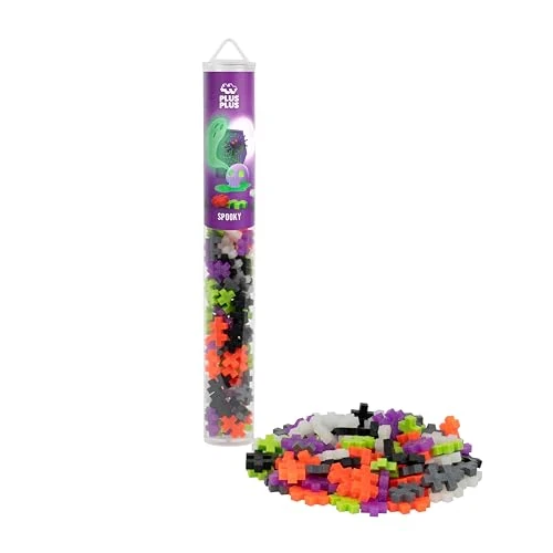 Limited offer: PLUS PLUS Building Blocks Toy - 100 pc Kids Construction Toys, Creative Learning Resources and STEM Play for Home and Travel - Girls and Boys Toys Age 5 Plus - Spooky 100 Pieces from 6.98 EUR to 6.56 EUR (save 6%)