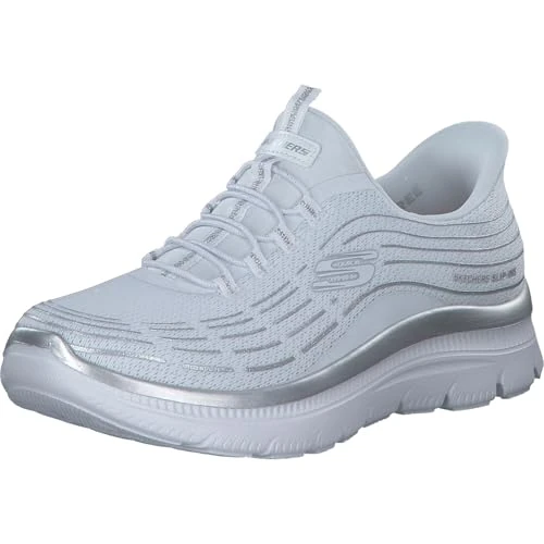 Begrenztes Angebot: Skechers Damen Summits Plus Soft Luster Sneaker von 89.78 EUR auf 66.44 EUR (Rabatt 26%)