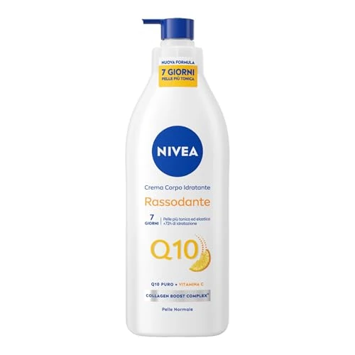 NIVEA Q10 Crème raffermissante et hydratante pour le corps 400 ml avec coenzyme Q10 pur et vitamine C Crème hydratante 72h pour peau normale pour une peau plus ferme et plus souple