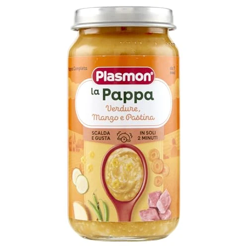 Offerta a tempo: Plasmon La Pappa - Verdure, Manzo e Pastina 6x200g — 31% da 11,94 € a 8,29 €