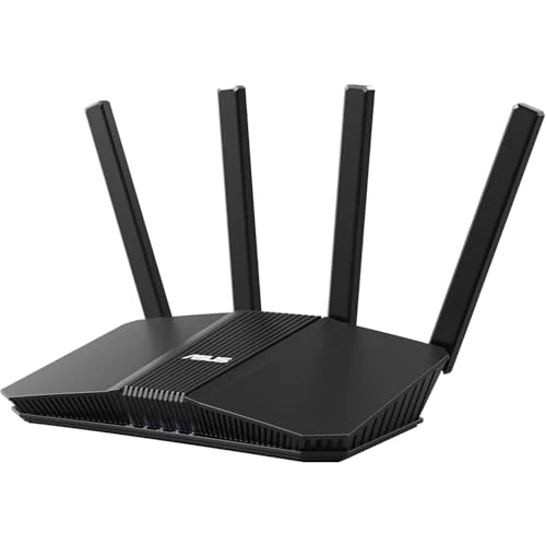 ASUS RT-BE58U BE3600 WiFi 7 AiMesh Extendable Router, 4K QAM, MLO, AI Detection 2.5G WAN/LAN port, Four 1G ports, Commercial Grade Network Security, Parental Control, IoT network, VPN network