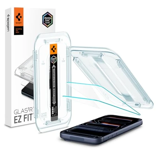 Spigen Glas.tR EZ Fit hartowane szkło ochronne na ekran do iPhone'a 16 Pro - 2 szt