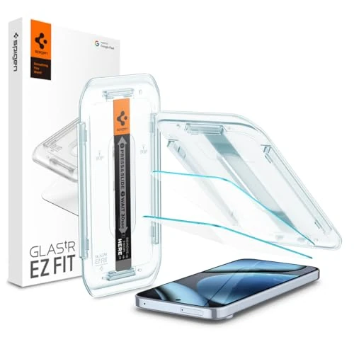 Limited-time offer: Spigen Glas.tR EZ Fit Tempered Glass Screen Protector for Google Pixel 10, Pixel 10 Pro, Pixel 9, Pixel 9 Pro (2 Pack) from 21.99 GBP to 14.39 GBP (save 35%)