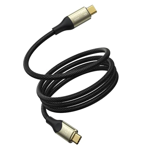 Tijdelijke aanbieding: VOLTME USB4.0 240 W kabel, PD3.1 gecertificeerd, USB C snellaadkabel, gegevensoverdracht 40 Gbps, 8K @60Hz video-overdracht met Thunderbolt 2,0 m compatibel met iPhone, Samsung, monitor, dock, zwart van 17.29 € naar 17.29 € (0.00% k