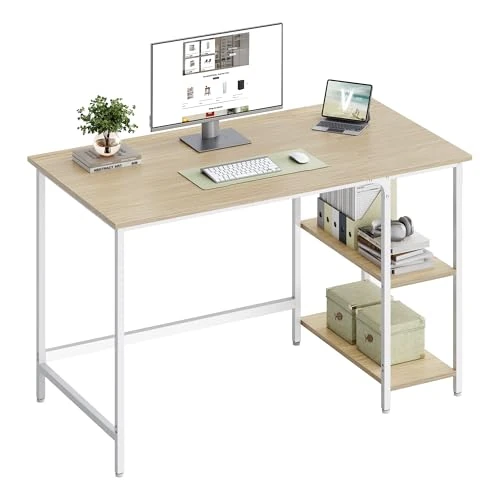 Oferta limitowana: VASAGLE Biurko komputerowe, 120 x 60 x 76 cm, nowoczesny styl, do gabinetu, sypialni, salonu, naturalny beż i perłowa biel, LWD047N02 z 329.99 zł na 329.99 zł (oszczędź 0.00%)