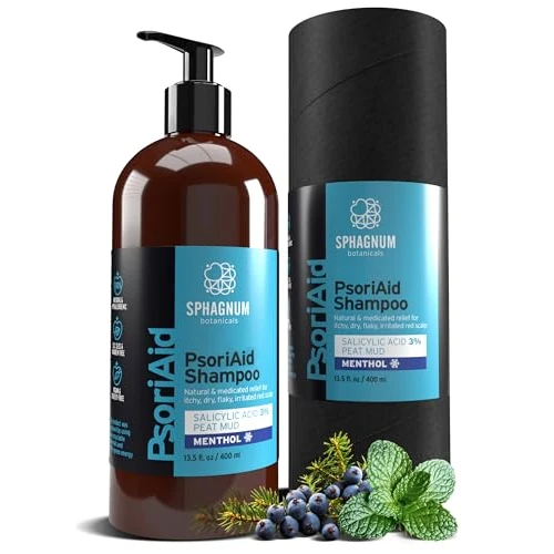 Zeitlich begrenztes Angebot: Sphagnum Botanicals Psoriasis Shampoo mit Salicylsäure und Torf | Menthol und Moor entfernen sichtbare Schuppen von trockener, empfindlicher Kopfhaut. Frei von SLS/SLES und Parabenen von 35.95 € auf 23.95 € (33% Rabatt)