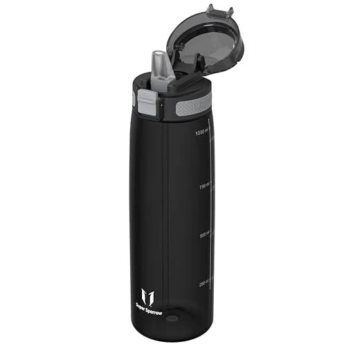Limitiertes Angebot: Super Sparrow Trinkflasche 1L - TouchSip Wasserflasche - BPA-frei - Ideale Sportflasche - Strohhalm Tritan Flasche für Sport, Outdoor und Camping - Leicht, Nachhaltig von 22.95 EUR auf 21.16 EUR (Spare 8%)