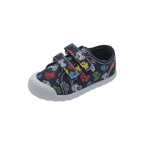 Chicco Boy's Sneaker Con Doppio Velcro Crib Shoe, Multicolor 1, 32 EU