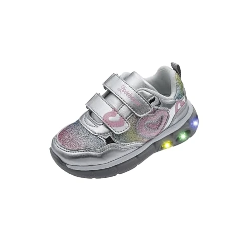 Chicco, Kinderschuhe mit Lichtern, Sneaker mit Bunten Lichtern in der Sohle, mit Doppeltem Klettverschluss, Schuhe für Mädchen und Jungen, Italienisches Design