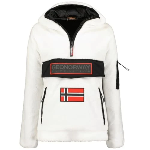 Geographical Norway Damen Upassia Lady Fleece, Blanc, 36