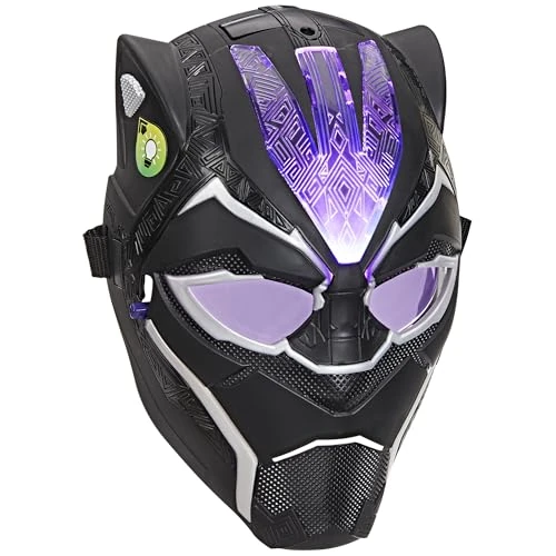 Marvel Avengers Black Panther Vibranium Power FX-masker, elektronisch rollenspel, speelgoed met oplichtende FX superhelden, speelgoed voor kinderen vanaf 5 jaar