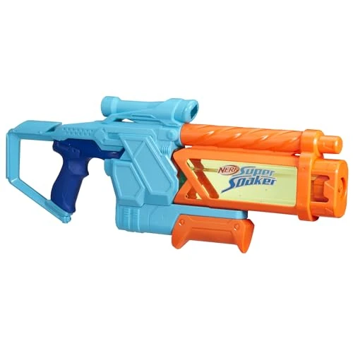 Offerta a tempo: Hasbro Nerf Super Soaker Mega Dunk-Fill, Blaster Giocattolo ad Acqua, per Bambini e Bambine dai 6 Anni in Su, Serbatoio da 1005 ml Facile da Riempire, Arancio e Celeste - 49% da 19.99 € a 10.10 €