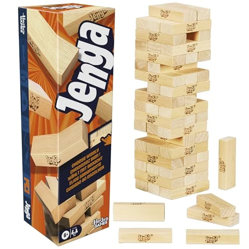 Offre limitée : Jenga (2025), Jeu Hasbro Officiel avec Plus de façons de Jouer de 15.06 EUR à 12.80 EUR (remise 15%)