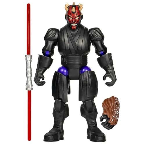 Star Wars MixMashers Darth Maul individualisierbare Mix-and-Match Action-Figur & Accessoires, Schwarz, Schwarzes