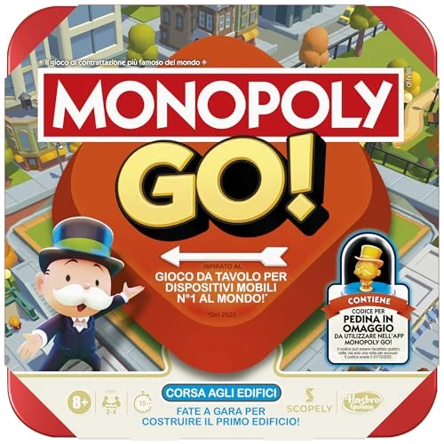 Offre limitée : Monopoly Go! Jeu de société - Version italienne de 32.00 EUR à 32.00 EUR (remise 0%)