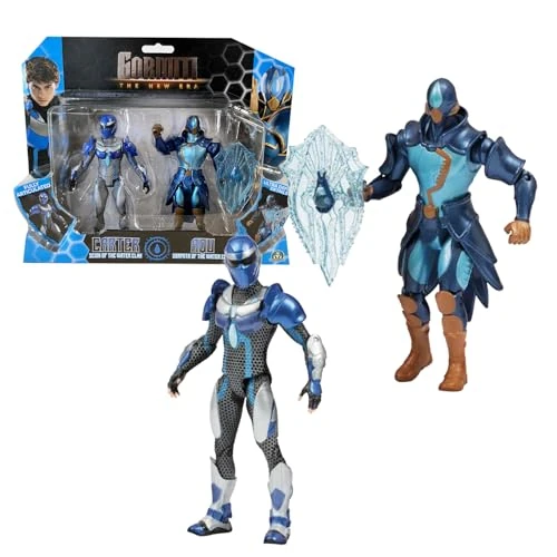 Offerta a tempo: GORMITI THE NEW ERA - Set Scion Carter E Gormita Aqu Del Clan Dell'Acqua, Action Figure 15 Cm Colore Blu, Eroi Articolati E Dettagliati, Per Bambini A Partire Dai 3 Anni - 64% da 31.99 € a 11.53 €