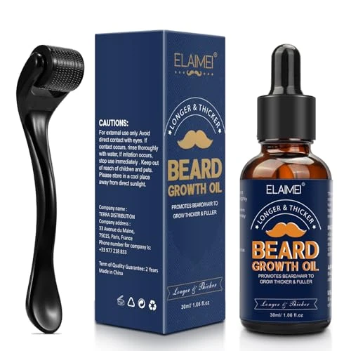 Offerta a tempo: Olio e Rullo per la Crescita Della Barba — 38% da 13,99 € a 8,73 €