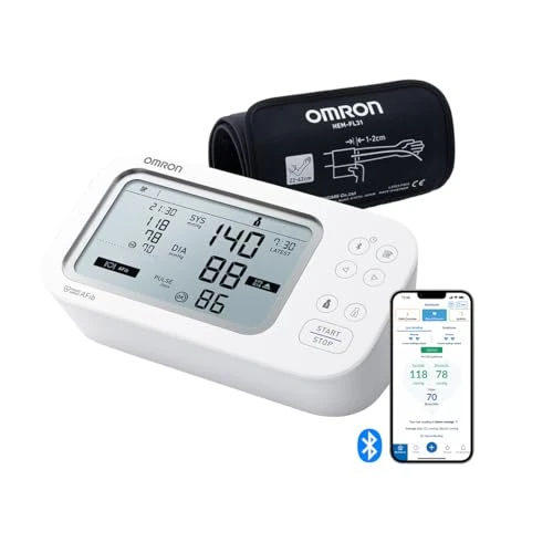 Oferta limitada: OMRON X7 Smart AFib Tensiómetro | Detecta Fibrilación Auricular con cada toma de tensión en casa | Clínicamente validado incl. embarazo y diabetes | 2 Usuarios | Brazalete Intelli Wrap 22-42cm de 99.99 EUR a 89.99 EUR (ahorro 10%)