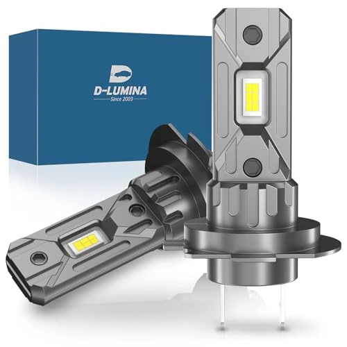 Oferta limitada: D-Lumina H7 LED Canbus Bombilla 100W 16000LM, 6500K 400% Brillante, lámpara halógena de diseño de reemplazo 1: 1, Plug and Play, Resistente al Agua IP68, 2 piezas de 21.99 € a 21.99 € (ahorro 0.00%)