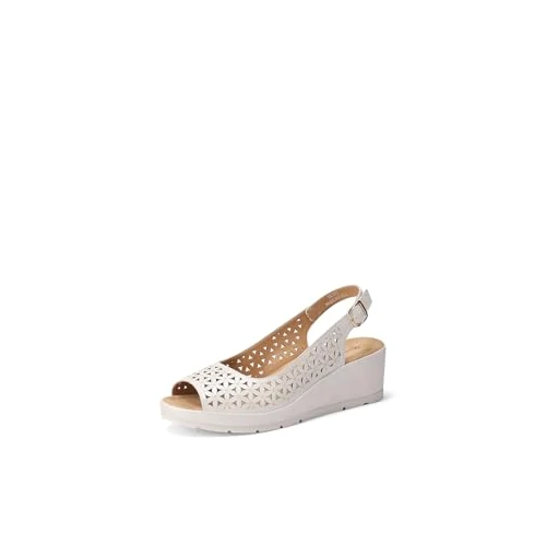 Oferta limitada: QUEEN HELENA Cuñas Cómodas Casual con Plantilla Ortopédica Mujer BZ397, Bz397 Silver, 39 EU de 49.90 € a 34.93 € (ahorro 30.0%)