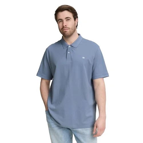 Tom Tailor Herren 1031006 Poloshirt, 37533 - Dove Blue, XXL