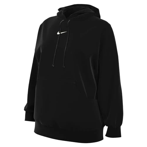 Tijdelijke aanbieding: Nike Phnx Fleece Std Sweatshirt met capuchon voor dames Black/Sail S van 65.11 EUR naar 57.95 EUR (korting 11%)