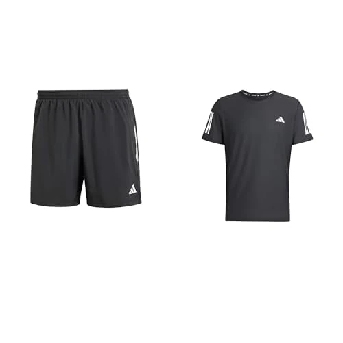 Oferta limitada: adidas Hombre Own The Run Shorts and Black tee T-Shirt de 75.00 EUR a 56.30 EUR (ahorro 25%)
